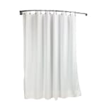 Supreme Waffle Shower Curtain with Grommets, Polyester Blend, 72x72, White